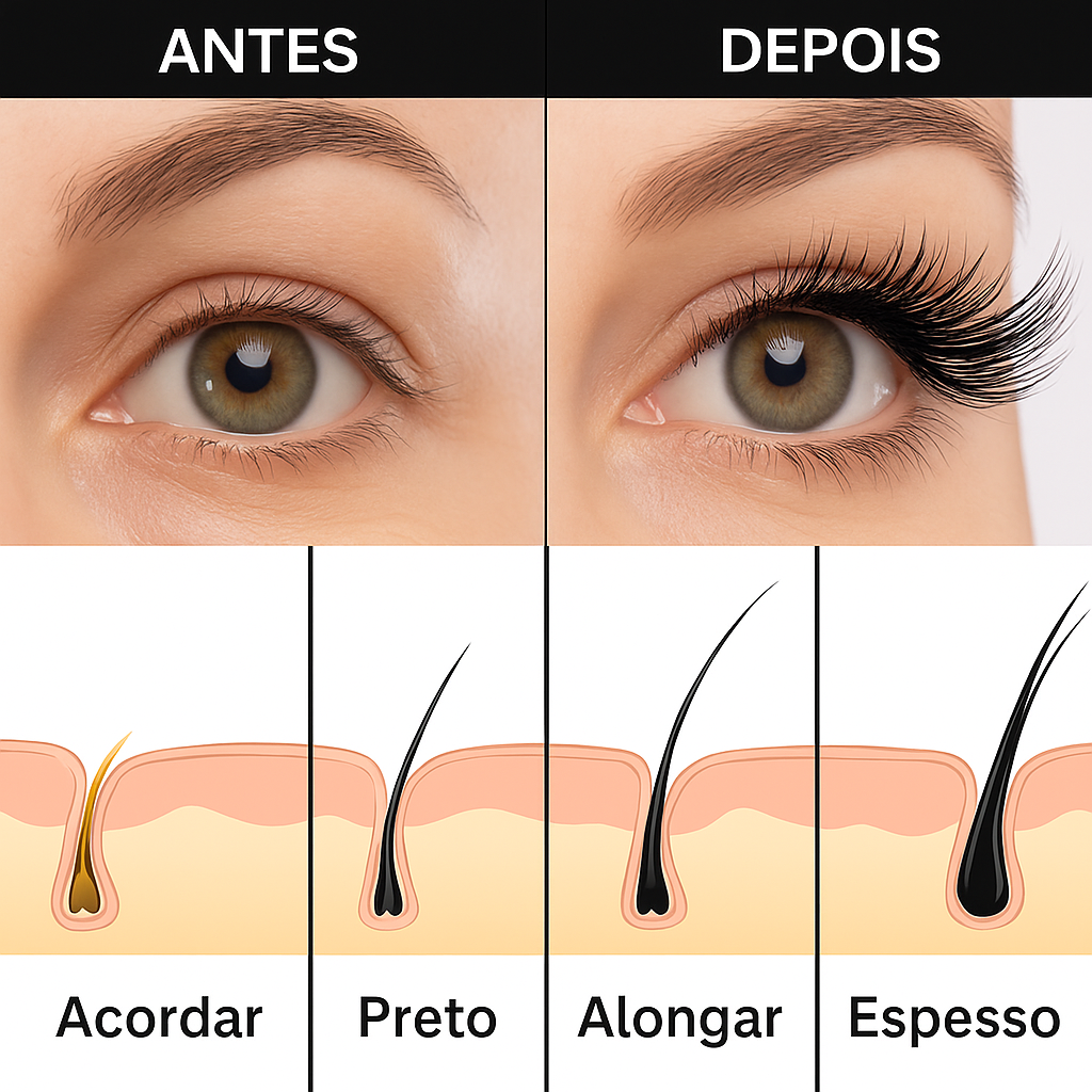 Serúm de Crescimento de Cílios