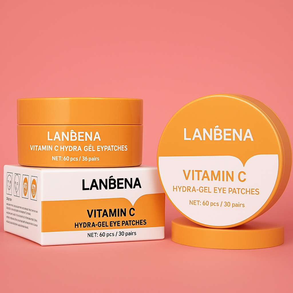 Máscara de hidrogel que ilumina e renova a área dos olhos.