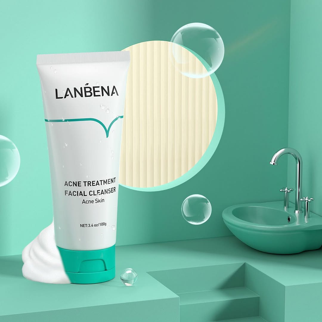 Imagem do Tônico Facial Lanbena com ácido salicílico 2% para pele oleosa e acneica