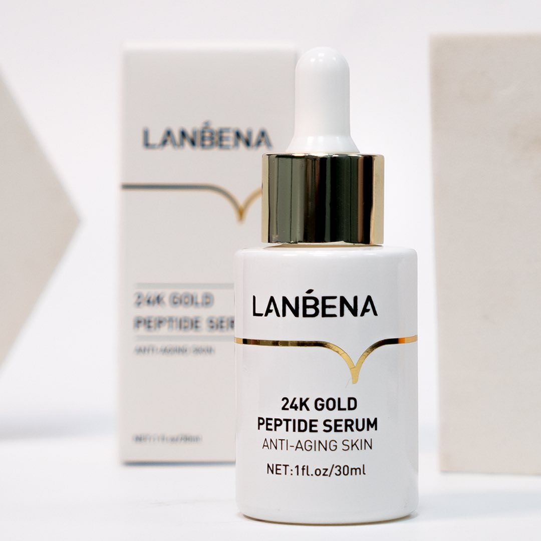Sérum Ouro 24K Lanbena – Anti-Rugas e Firmeza