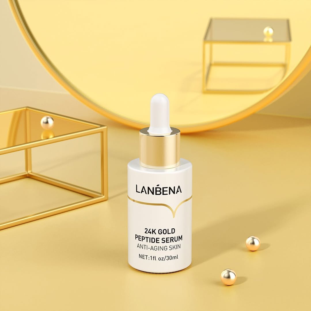 Sérum Ouro 24K Lanbena – Anti-Rugas e Firmeza