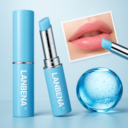 Hidratante labial Lanbena que nutre e suaviza os lábios.